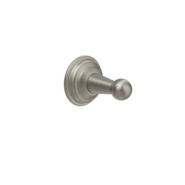 Crosswater Belgravia Single Robe Hook Brushed Nickel