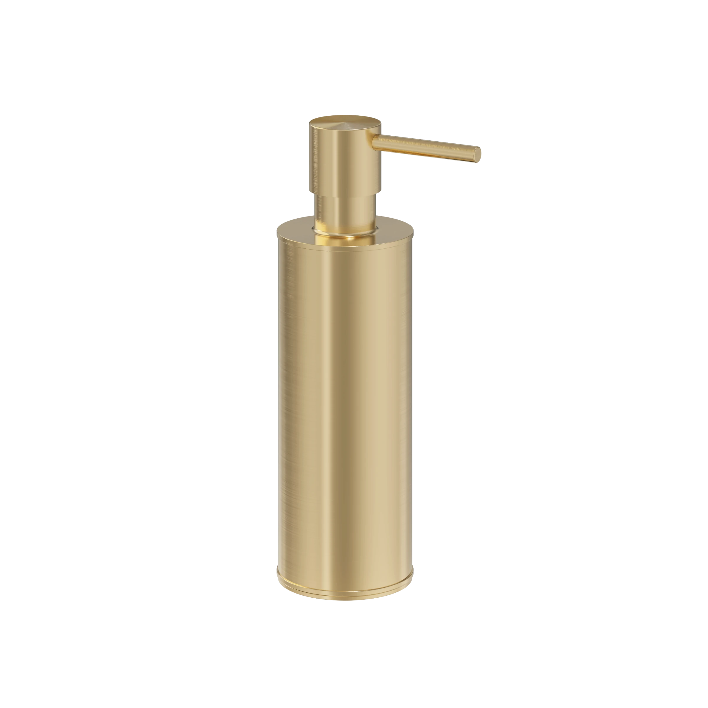 Crosswater Mpro Freestanding Soap Dispenser Brushed Brass