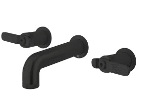 Crosswater Union 3 Hole Trim Set Lever Matt Black