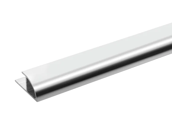 Burlington Aluminium Extrusion Quadrant 11mm 2450mm Chrome