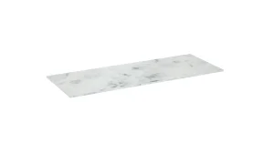 Saneux Uni 120cm Countertop - Matte Carrara White - 12mm