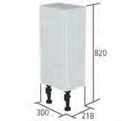 Roper Rhodes 300mm Slim Depth Floor Cupboard Carcass