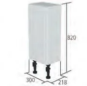 Roper Rhodes 300mm Slim Depth Floor Cupboard Carcass