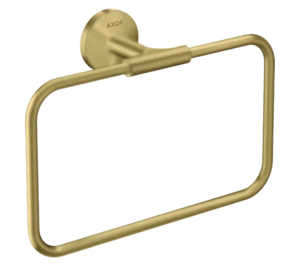Axor Universal Circular Towel Ring 285 X 157 X 82mm Brass - Brushed