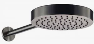 Just Taps Evo Shower Head And Arm Brushed Black