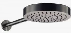 Just Taps Evo Shower Head And Arm Brushed Black product image - Image 1