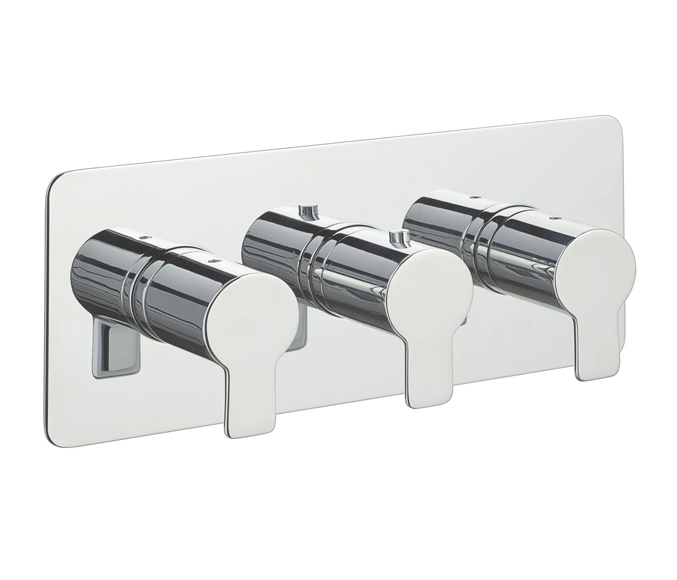 Just Taps Amore Thermostatic Concealed Shower Valve 3 Outlets Horizota Chrome