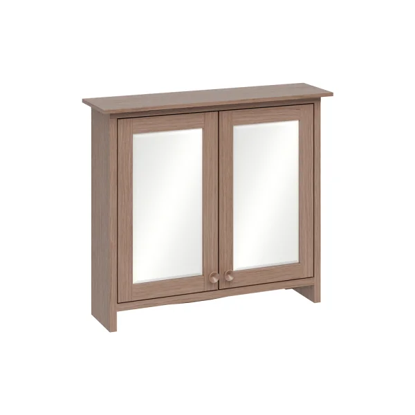 Burlington Guild Mirror Cabinet 650mm Dark Oak