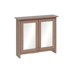 Burlington Guild Mirror Cabinet 650mm Dark Oak