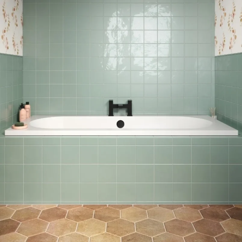 Crosswater Drift Bath Filler Matt Black detail view - Image 2