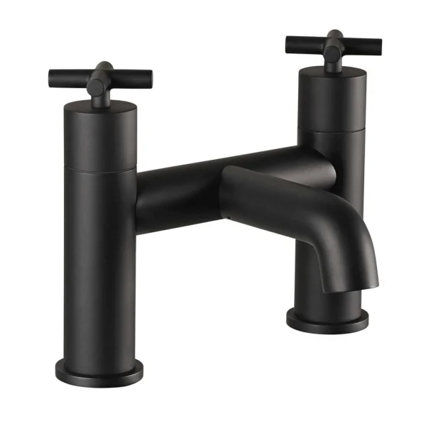 Just Taps Solex Bath Filler Matt Black
