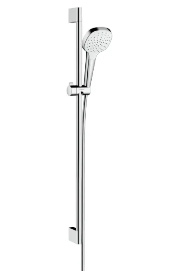 Hansgrohe Croma Select E Shower Set 110 1jet With Shower Rail 90 Cm White/chrome detail view - Image 2