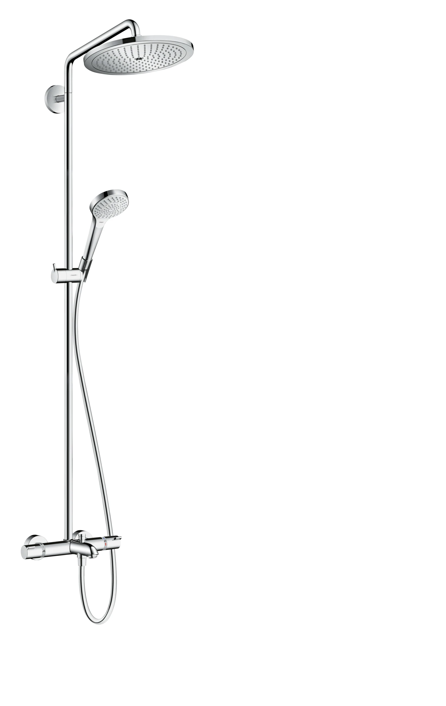 Hansgrohe Croma Select S Showerpipe 280 1jet With Thermostatic Bath Mixer Chrome