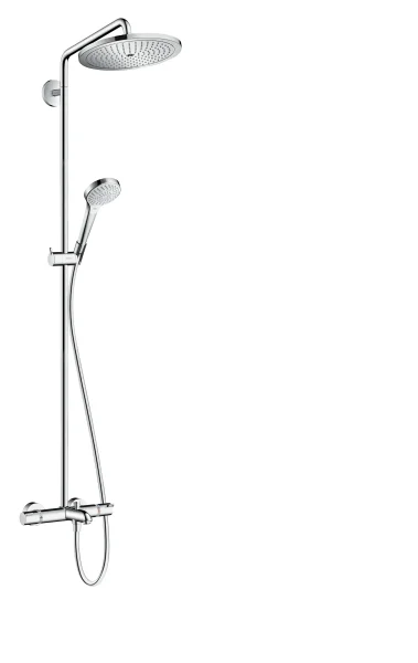 Hansgrohe Croma Select S Showerpipe 280 1jet With Thermostatic Bath Mixer Chrome