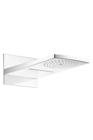 Hansgrohe Raindance Rainfall Overhead Shower 180 2jet Chrome detail view - Image 2