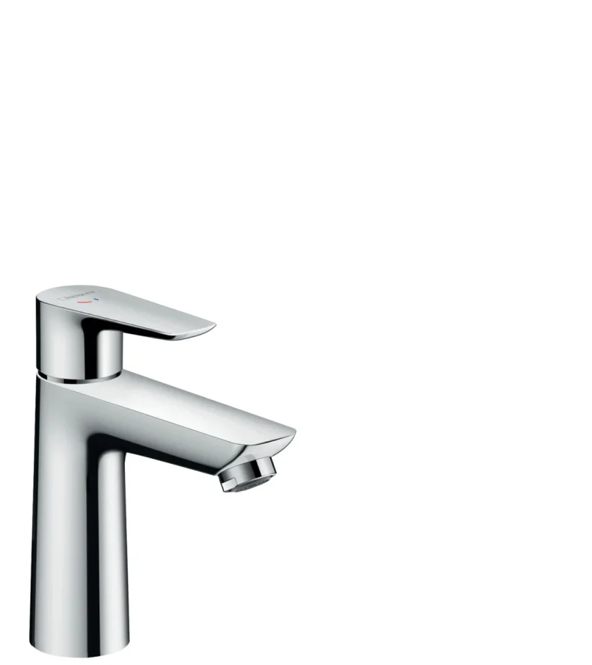 Hansgrohe Talis E Single Lever Basin Mixer 110 Coolstart With Pop-up Waste Chrome product image - Image 1
