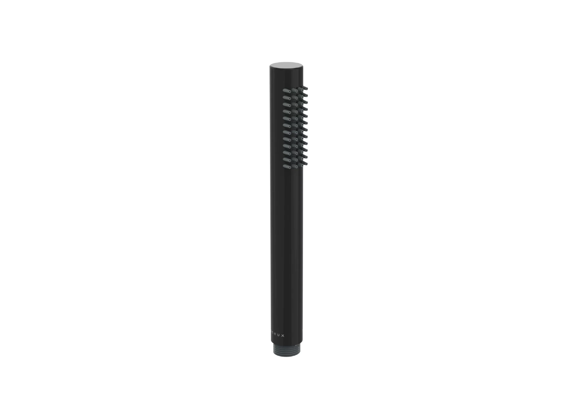 Saneux Cos Slim Round Shower Handset - Satin Black