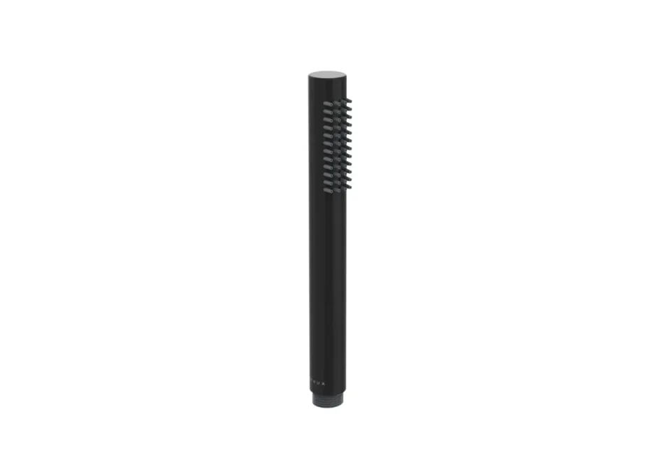 Saneux Cos Slim Round Shower Handset - Satin Black product image - Image 1
