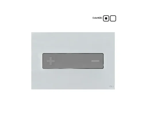 Oli Oceania Pneumatic  Glass Polished White Satin Chrome Inox  product image - Image 1