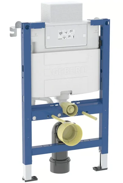 Geberit Duofix element for wall-hung WC, 82 cm, with Alpha concealed cistern 12 cm, 5.8 / 3 litres -  458.033.00.2