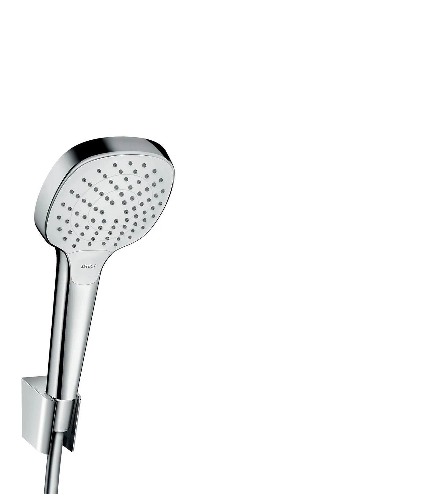 Hansgrohe Croma Select E Shower Holder Set 110 Vario With Shower Hose 125 Cm