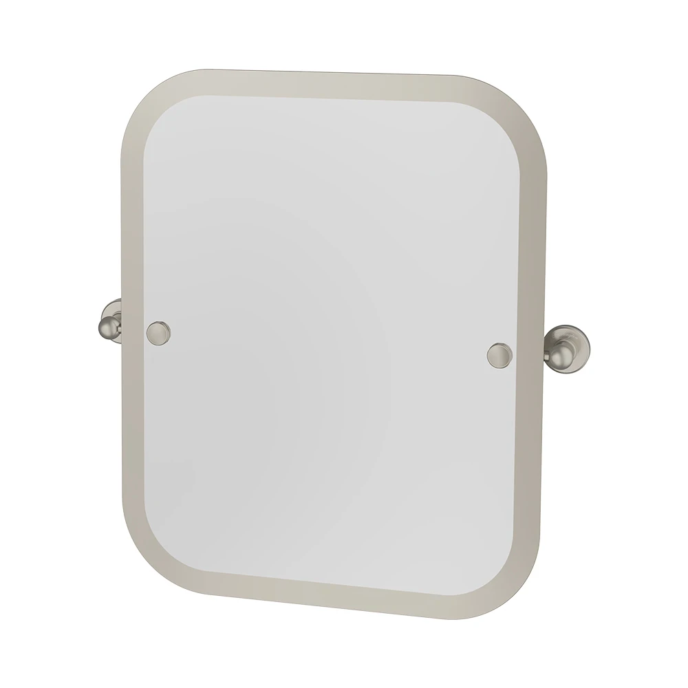 Burlington Rectangular Swivel Mirror Brushed Nickel