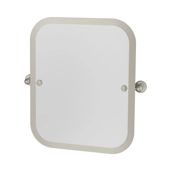 Burlington Rectangular Swivel Mirror Brushed Nickel