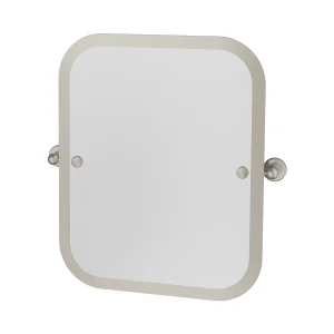 Burlington Rectangular Swivel Mirror Brushed Nickel