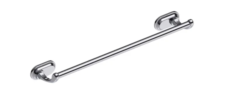 Burlington Guild Towel Rail 450 Chrome detail view - Image 2