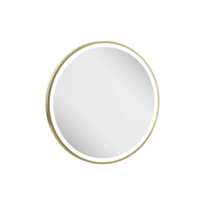 Crosswater Infinity Illuminated Mirror 600 Brushed Brass