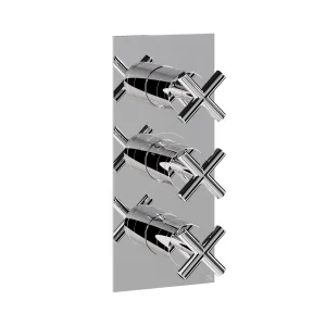 Crosswater MPRO Crosshead 3 Handle Trimset (must be paired with WLBP2000RC_V2 or WLBP3000RC_V2) Chrome