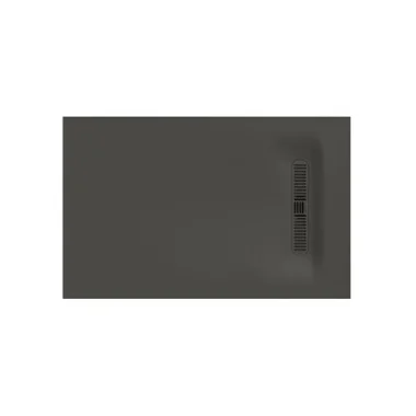 Crosswater Vito Rectangle Shower Tray 900 x 1200 25mm Matt Grey detail view - Image 2