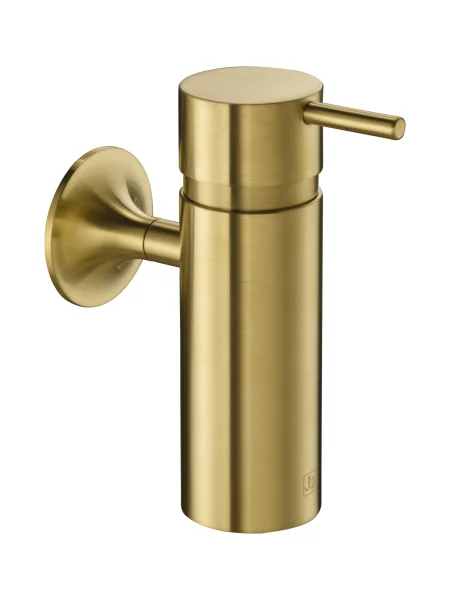 Just Taps Kono Soap Dispenser Wall Mounted Brushed Brass