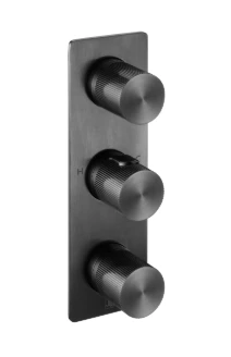 Just Taps Evo Thermostatic Concealed2 Outlet Shower Valve