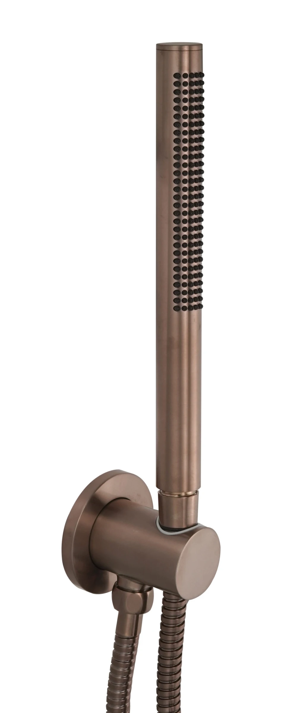 Just Taps Vos Round Water Outlet Hose & H/shower Bronze