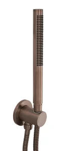 Just Taps Vos Round Water Outlet Hose & H/shower Bronze