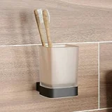 Just Taps Hix Tubler Holder Matt Black detail view - Image 2