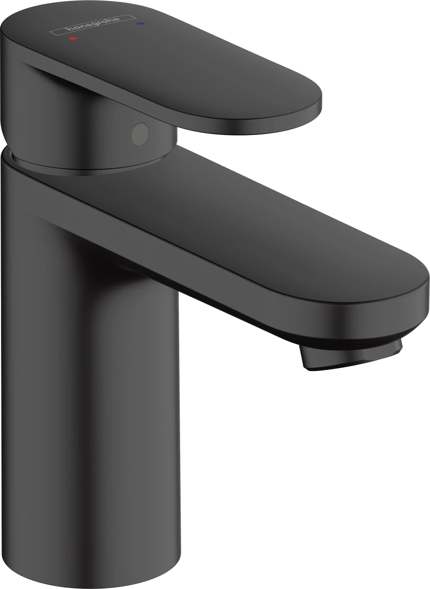 Hansgrohe Vernis Blend Single Lever Basin Mixer 100 Without Waste Set Matt Black