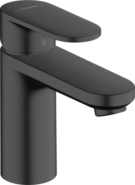 Hansgrohe Vernis Blend Single Lever Basin Mixer 100 Without Waste Set Matt Black