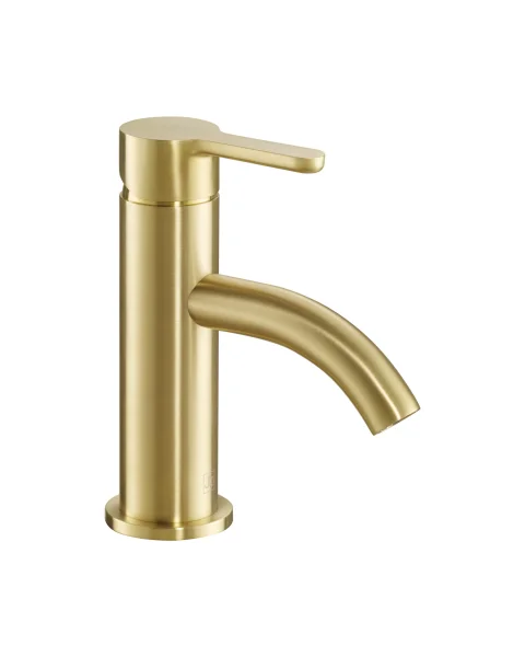 Just Taps Kono Single Lever Basin Mixer Brushed Brass