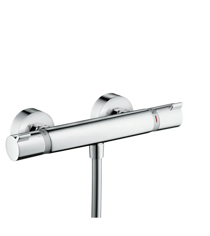 Hansgrohe Ecostat Comfort Thermostatic Shower Mixer For Exposed Installation Chrome product image - Image 1