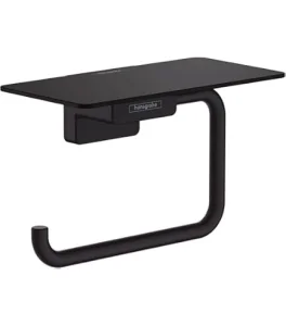 Hansgrohe Addstoris Q Roll Holder With Shelf Matt Black