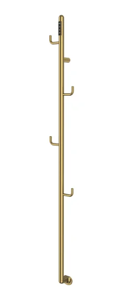 Just Taps Flo Electric Towel Rail With Hooks 1661 Bbr