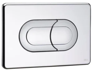Oli Salina Chrome Dual Flush Plate