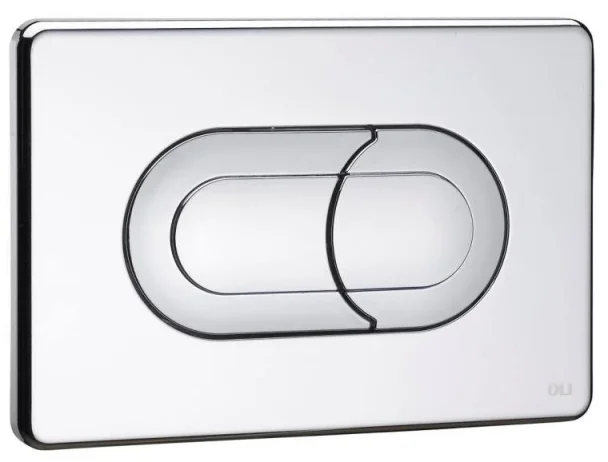 Oli Salina Chrome Dual Flush Plate product image - Image 1