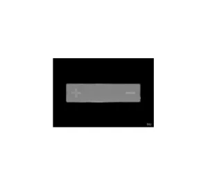 Oli Oceania Pneumatic  Galss Black Satin Chrome Inox Button 