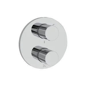 Crosswater Crossbox Lazo 3 Outlet Trim & Levers Chrome