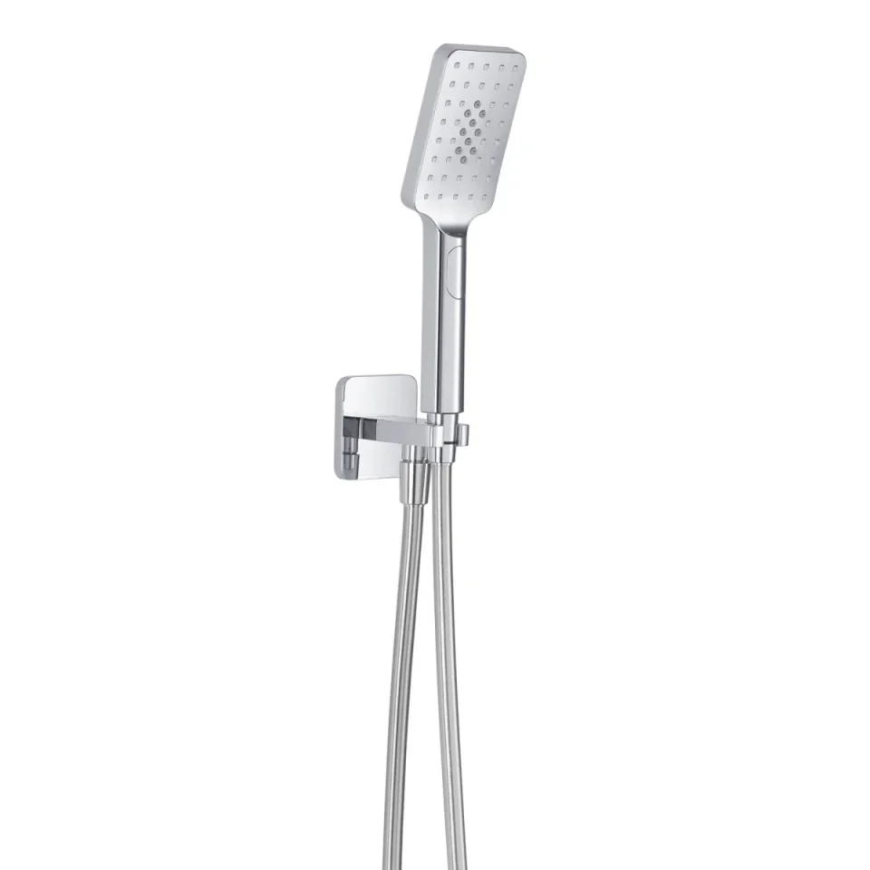 Just Taps Hix Square Shower Set Chrome product image - Image 1