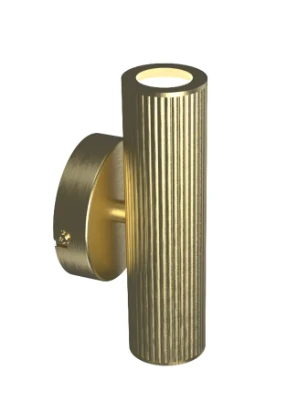 Roper Rhodes Fluted Wall Light Brass Gu10