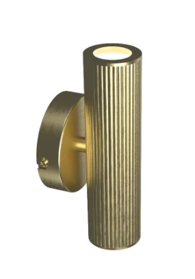 Roper Rhodes Fluted Wall Light Brass Gu10